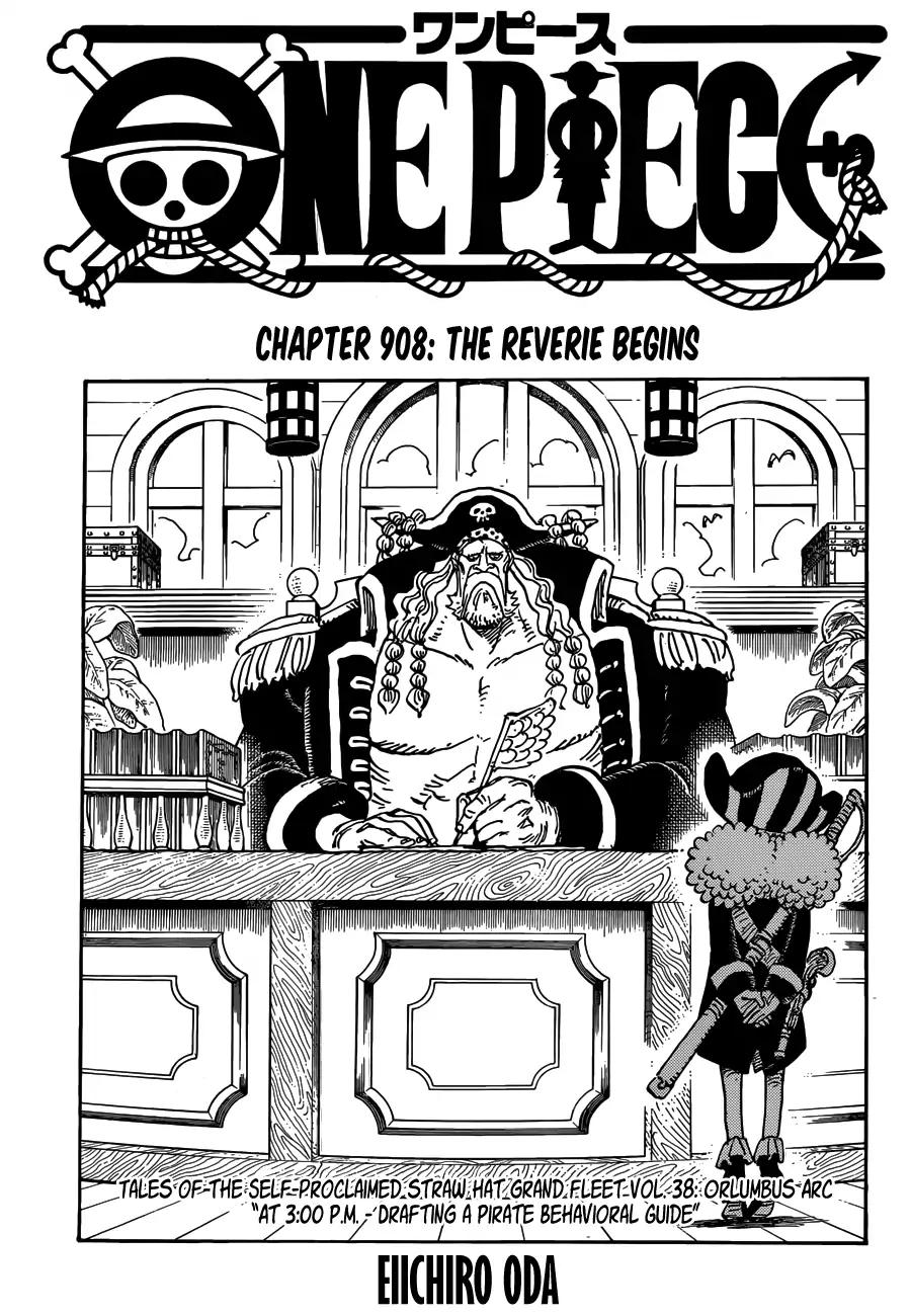 One Piece Chapter 908 1